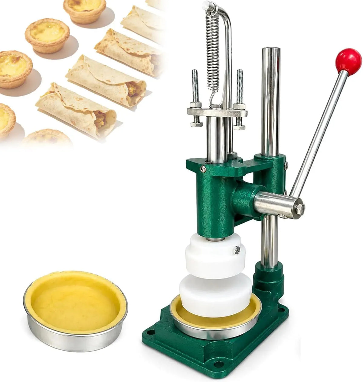 Pressa, per Gusci Di Pasta Frolla Per Crostate Francesi, 3,94 Pollici