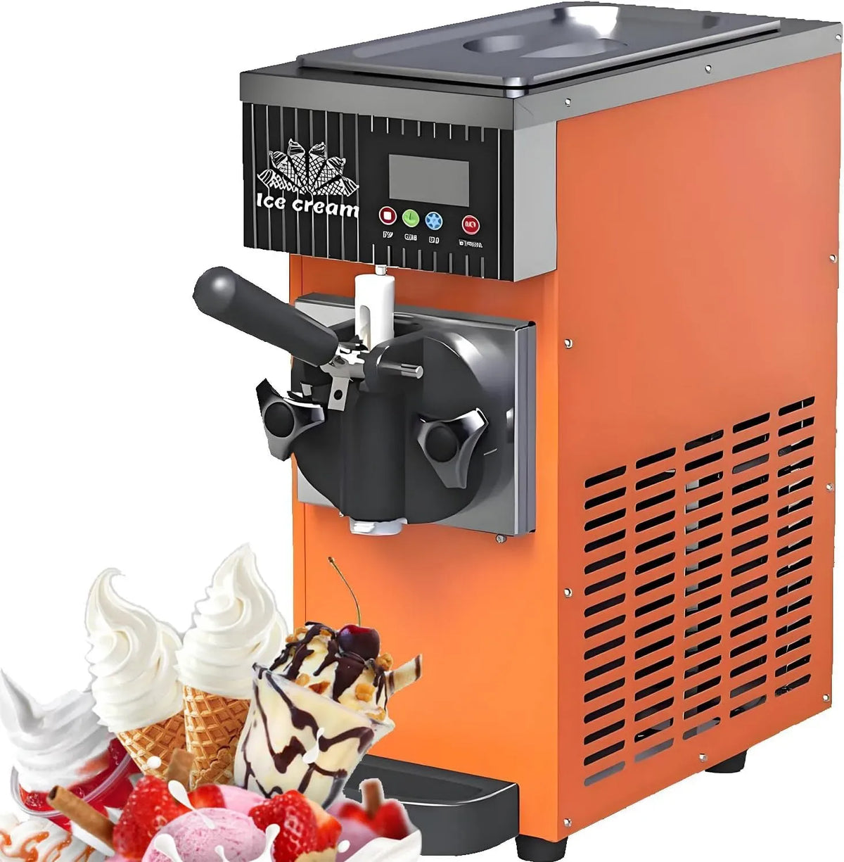 Macchina per Gelato, macchina per gelato e sorbetto, 2,5 L, 450 W, 1 L, professionale, per Gelato Professionale