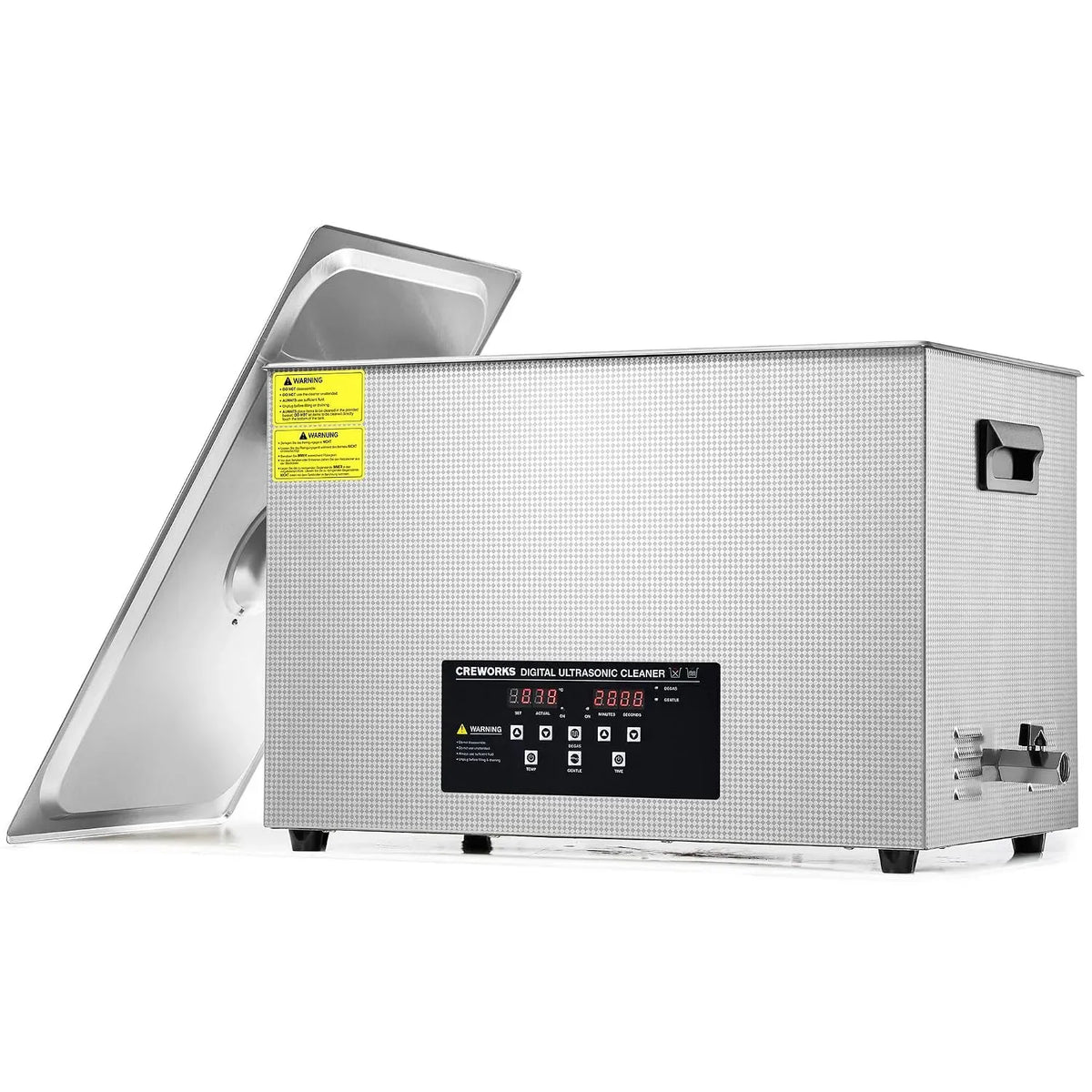 Lavatrice, 30 L, 600 W, CREWORKS, timer, industriale, acciaio inox