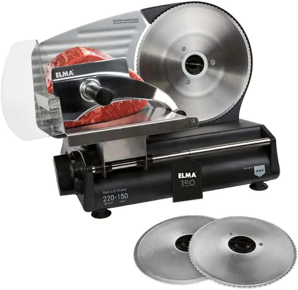 CFD220 Affettatrice, affettatrice per alimenti, 220 mm, acciaio inox, ELMA
