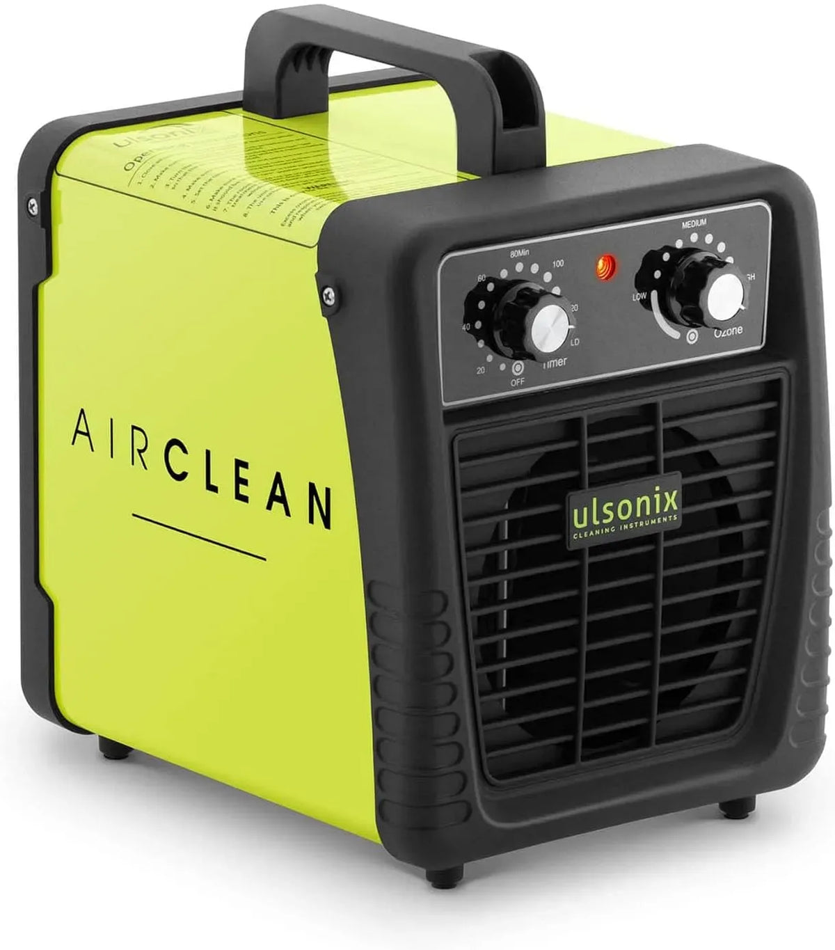Purificatore d'aria 10000mg/h 10G-ECO, 95 W, timer, industriale, acciaio inox, timer 60 min, acciaio verniciato a polvere