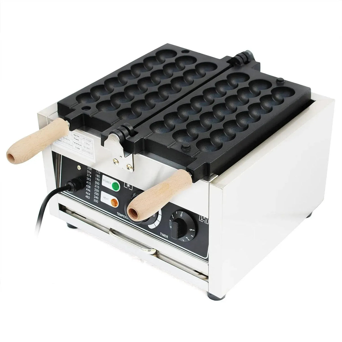 Macchina per waffle, piastra, piastra elettrica per waffle, 30,5 x 29 cm, 1500 W, 220 V, per waffle da 1500 W