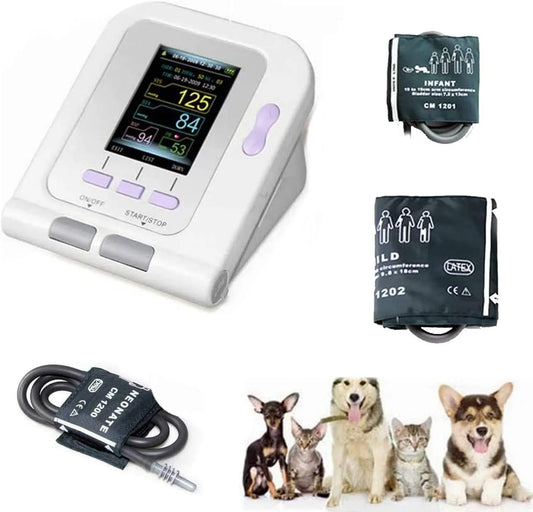 A 3 misuratore di pressione veterinario, Monitor, per Monitor della Pressione Sanguigna A LED Veterinario, BLUEZY
