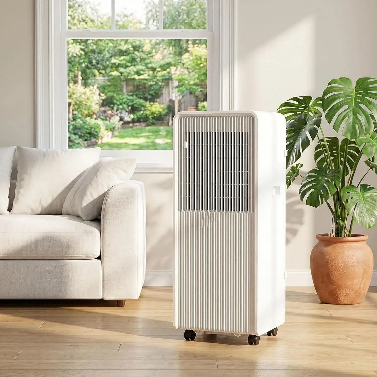 Condizionatore, portatile, 11000 BTU, climatizzatore, Climatizzatore Smart con Raffreddamento Rapido e Deumidificatore