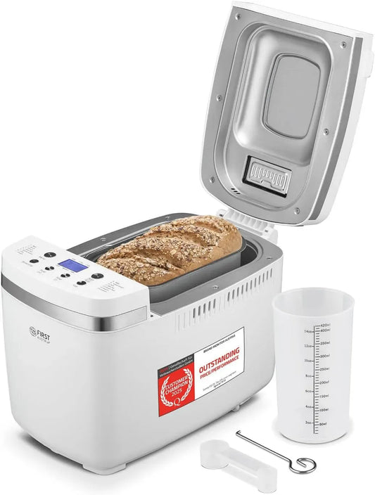 Macchina per il pane, 850 W, 14 programmi, 900/1350 g, panificatrice, TZS, timer, Timer & Funzione mantenimento calore
