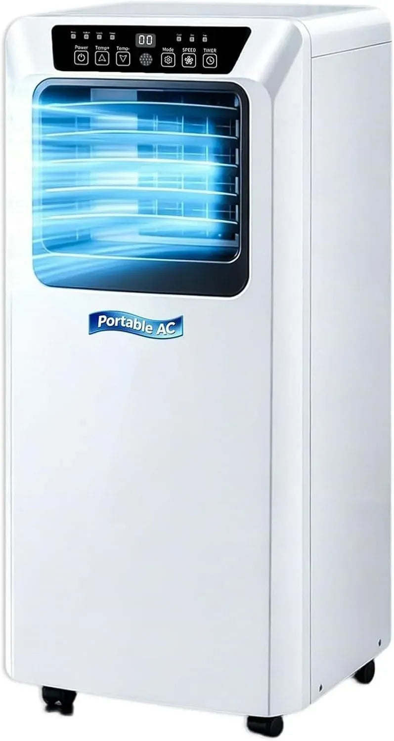Condizionatore, portatile, timer, display digitale, Timer 24 Ore, Spina UK a 3 Pin, Copre Fino a 20 m²