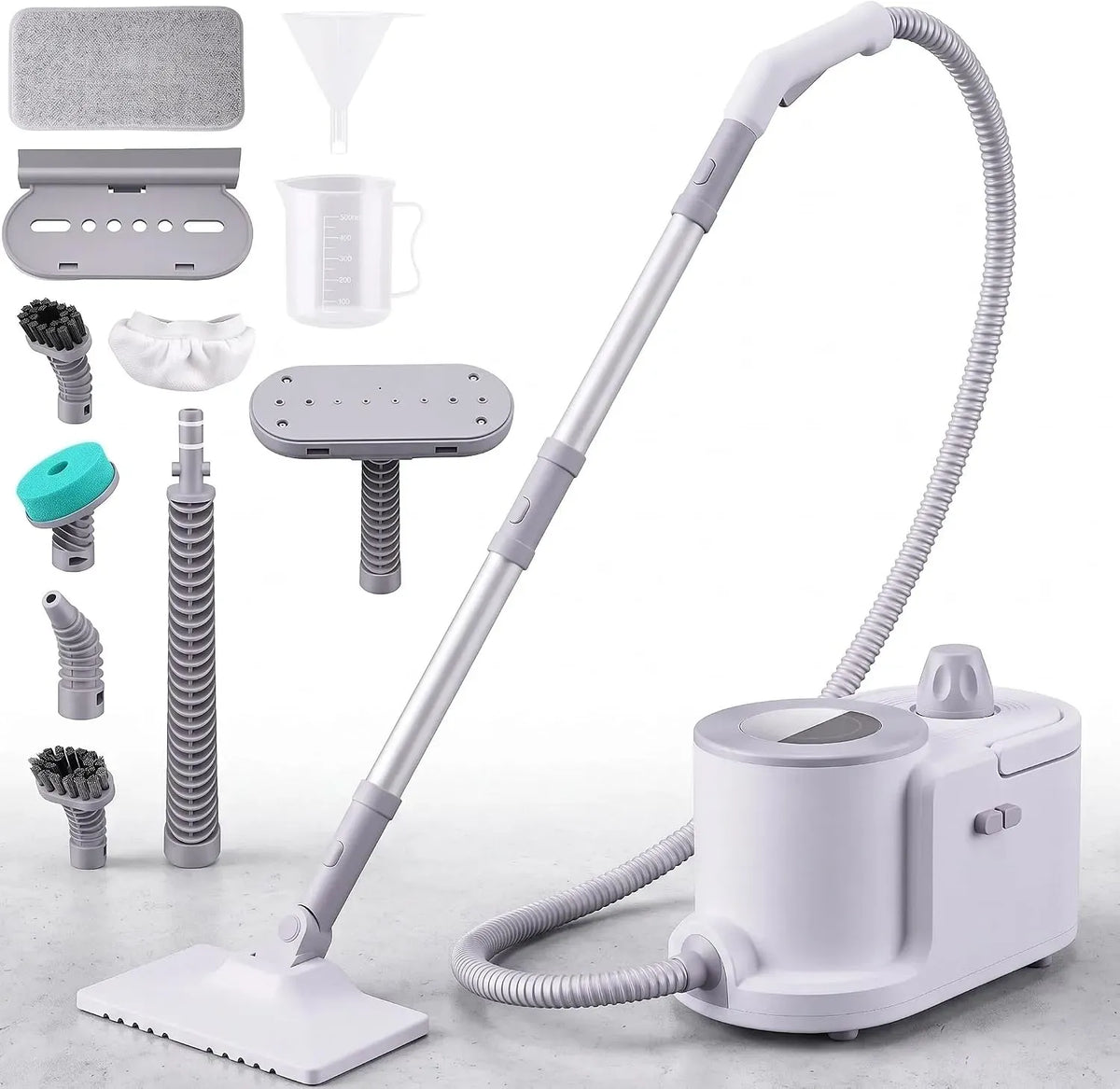 Pulitore a vapore, 2000 W, professionale, uso su pavimenti, cucina, auto, finestre e divano, 5 Bar