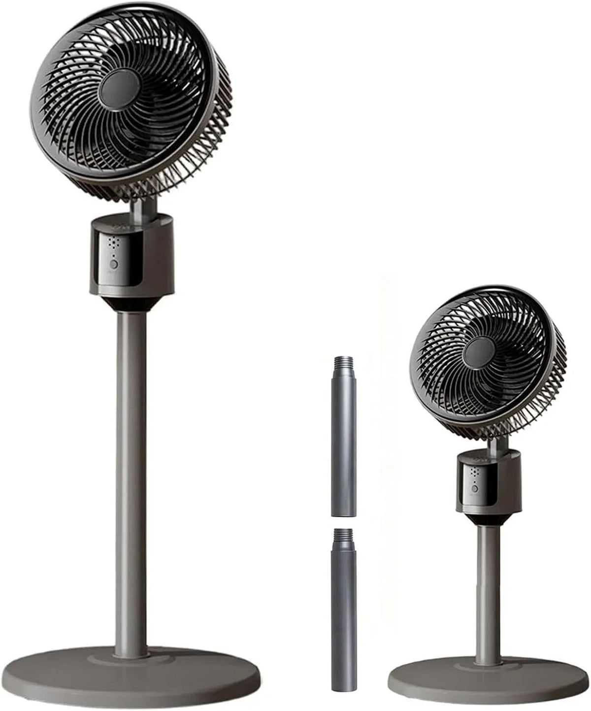 Ventilatore, 3 velocità, oscillazione, USB, oscillazione a 90°, ricarica USB per campeggio all'aperto, motore CC silenzioso, 2026