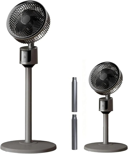 Ventilatore, 3 velocità, oscillazione, USB, oscillazione a 90°, ricarica USB per campeggio all'aperto, motore CC silenzioso, 2026