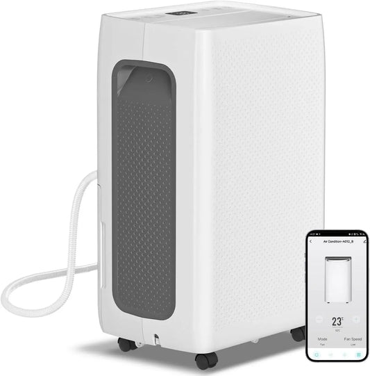 Deumidificatore l/24, timer, Wi-Fi, deumidificatore ambiente, 26 h deumidificatore elettrico cantina con app e Wi-Fi