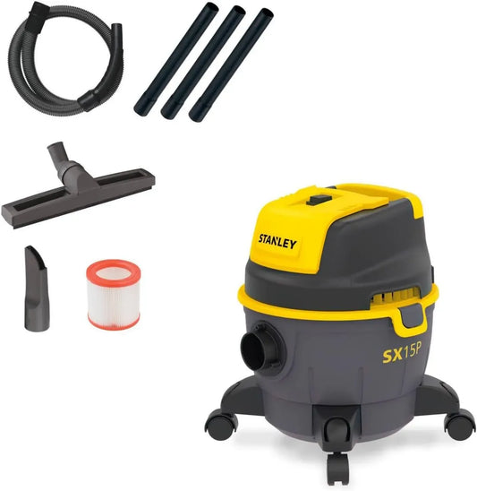 SXVC15PE AR Blue Clean Stanley Aspiratore Solidi e Liquidi, 15 l, 1000 W