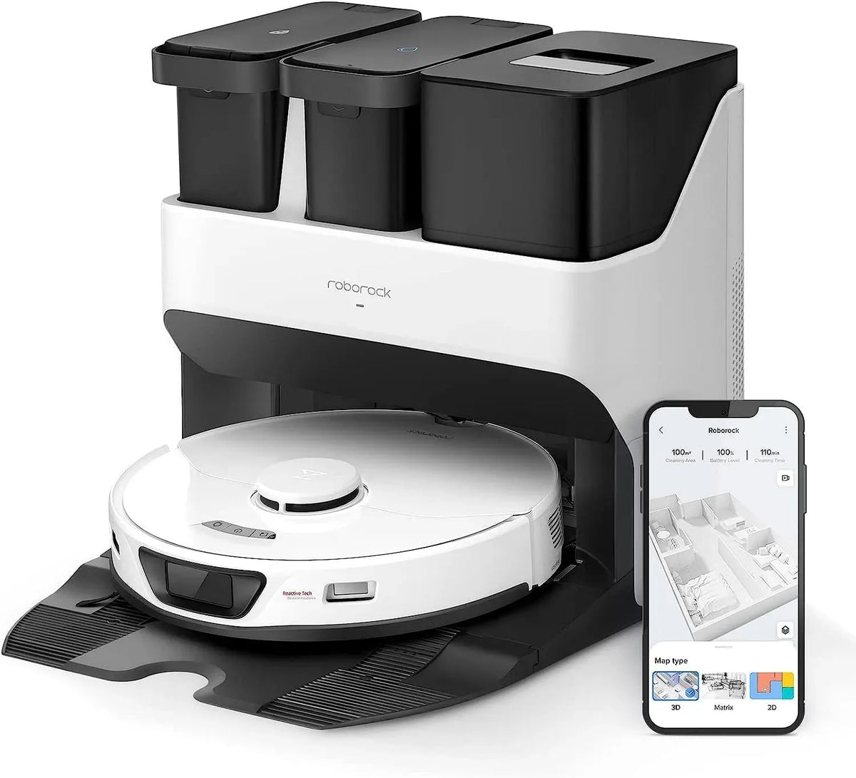 Robot aspirapolvere, App/Controllo Vocale, 5500 Pa