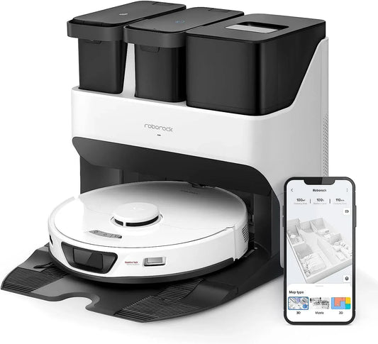 Robot aspirapolvere, App/Controllo Vocale, 5500 Pa
