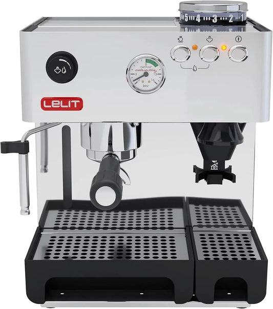 Macchina per espresso, 1200 W, Lelit PL042EM, acciaio inox, Acciaio Inossidabile, 2 Cups