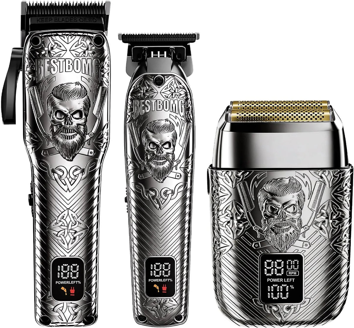 batteria, professionale, senza fili, grigio, per uso familiare e barbiere
