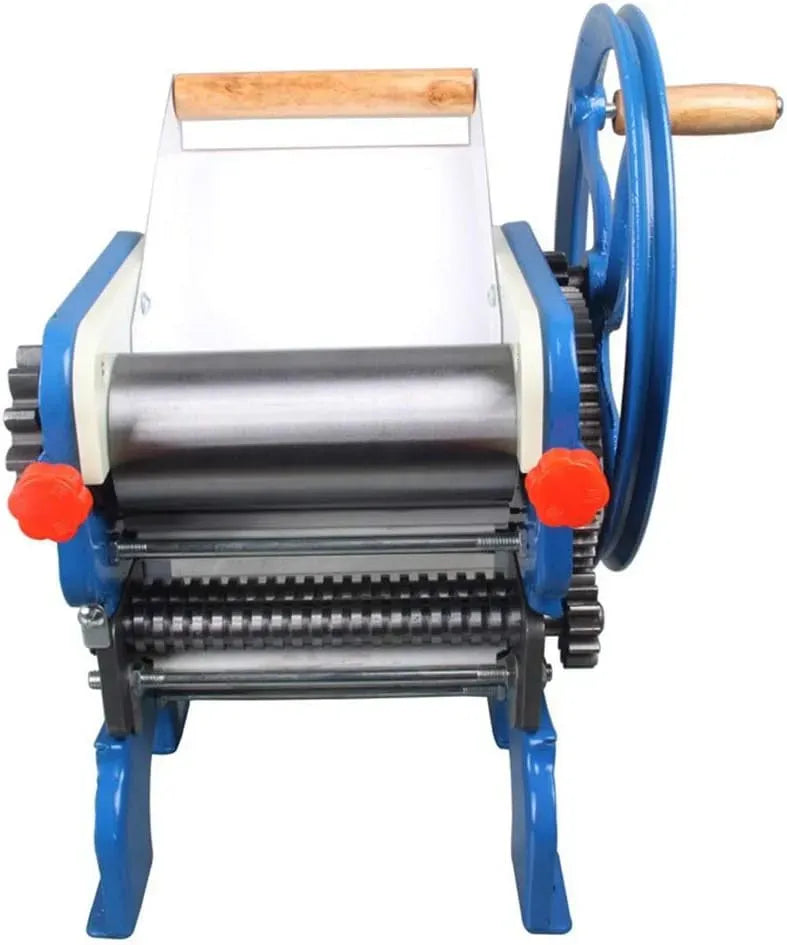 Macchina per pasta, macchina per tagliatelle, professionale, blu