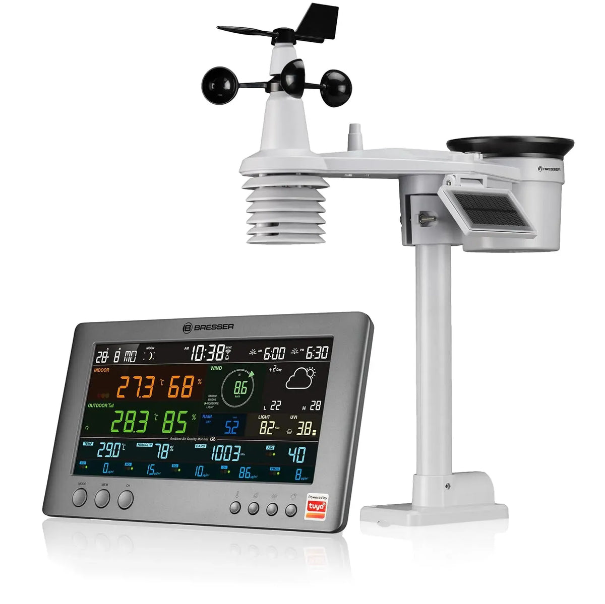 Stazione, sensore, stazione meteorologica wireless, Wi-Fi, professionale