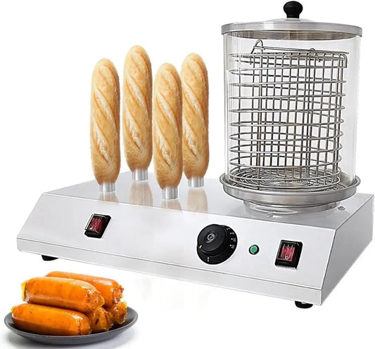Macchina per Grigliare, Macchina per cuocere, Macchina per Hot, professionale, per Grigliare Salsicce Commerciale a Doppio Controllo, FURLOU