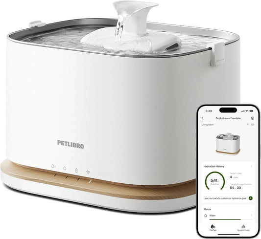 3L/101oz 5GHz Dispenser, Batteria, 3 L, Wi-Fi, acciaio inox, senza fili, per Gatti Upgrade, PETLIBRO