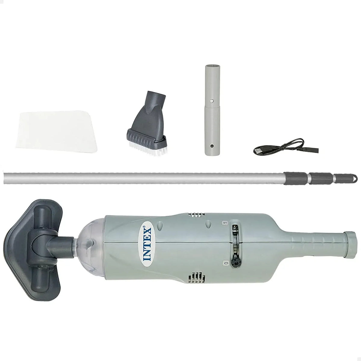 Aspirapolvere 28620NP, grigio, aspiratore elettrico domestico, Intex Aspirapolvere a Mano subacqueo
