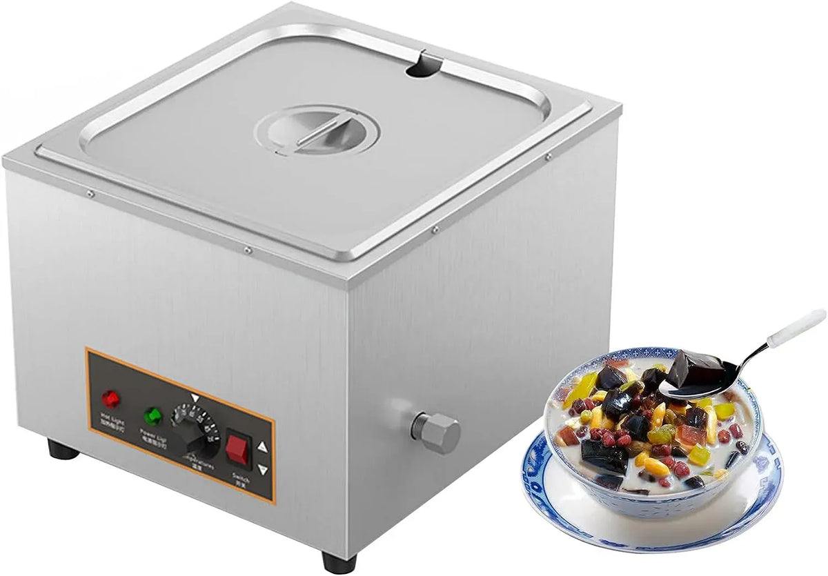 Pentola e padella, 1000 W, professionale, acciaio inox, Vaporiera Elettrica Da Tavolo Da Banco Da 1000 W