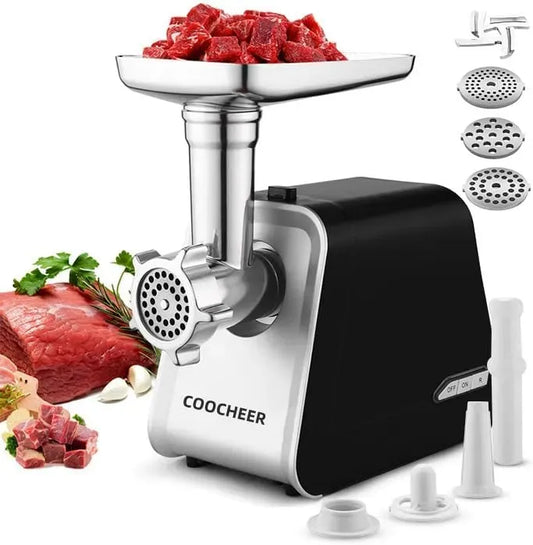IN 1 Lame in Acciaio Inox, 2000W Tritacarne Elettrico Multifunzione 4