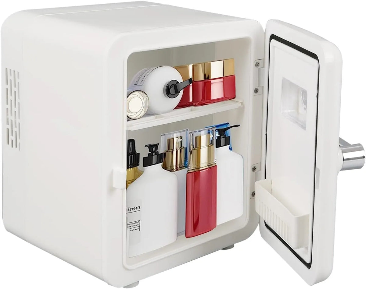 Frigorifero portatile, 4 L, X&Z-XAOY, auto, mini frigo portatile, bianco
