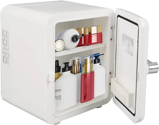 Frigorifero portatile, 4 L, X&Z-XAOY, auto, mini frigo portatile, bianco