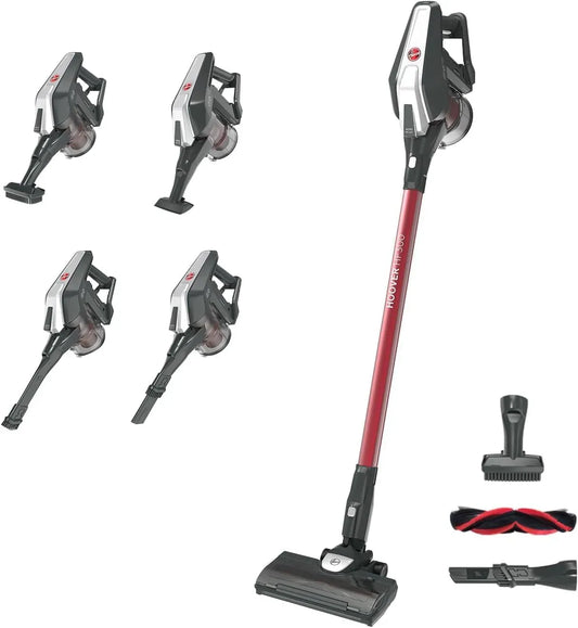 Hoover HF300 HF322TP Aspirapolvere, 0,7 L, 240 W, blu, Autonomia 40 minuti