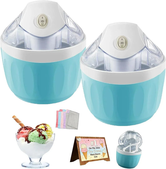 Macchina Per Sorbetti, macchina per gelato e sorbetto, touch, per Sorbetti Elettrica Compatta Da 17 Oz Per Dolci Surge