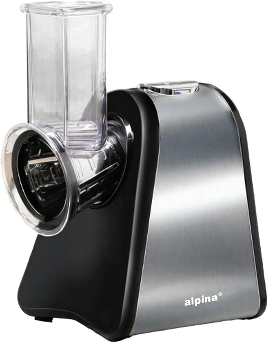 Mandolina elettrica, alpina Grattugia Elettrica per Verdure Manuale, Molinex dotato di 4 Lame per Tamburo in Acciaio Inox