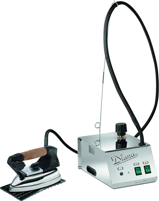 DIANA 0 generatore, ferro da stiro elettrico, 0,8 L, vapore, rivestimento antiaderente, acciaio inox, BATTISTELLA DIANA