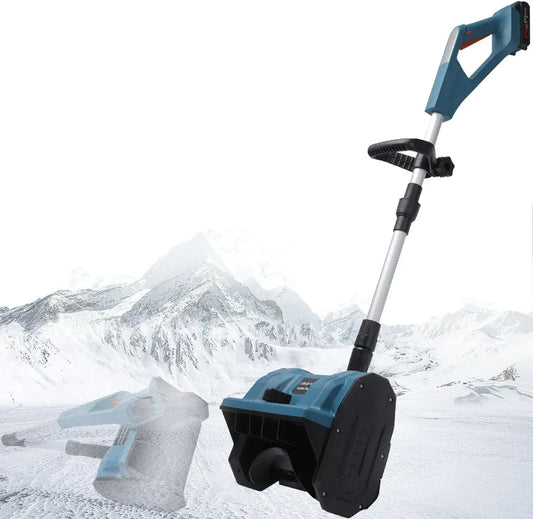 Spazzaneve elettrico, per esterni, ad alta efficienza, dotato di direzione di lancio regolabile e manico telescopico per un facile utilizzo