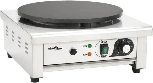 Piastra, 40 cm, 3000 W, per Crepes con Vassoio Estraibile 40 cm 3000 W