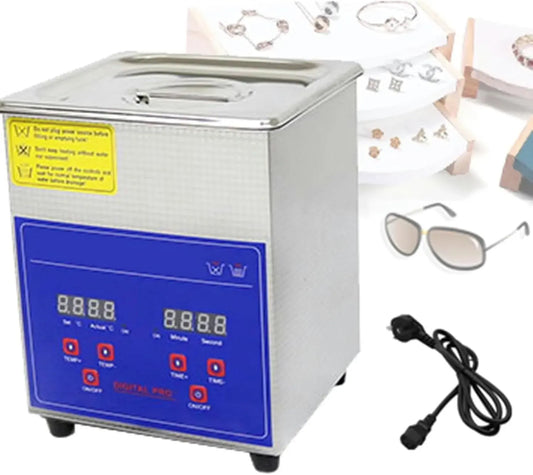 Macchina per la, riscaldatore, pulitore, timer, acciaio inox, funzione riscaldante, per la Pulizia a ultrasuoni con riscaldatore e Timer