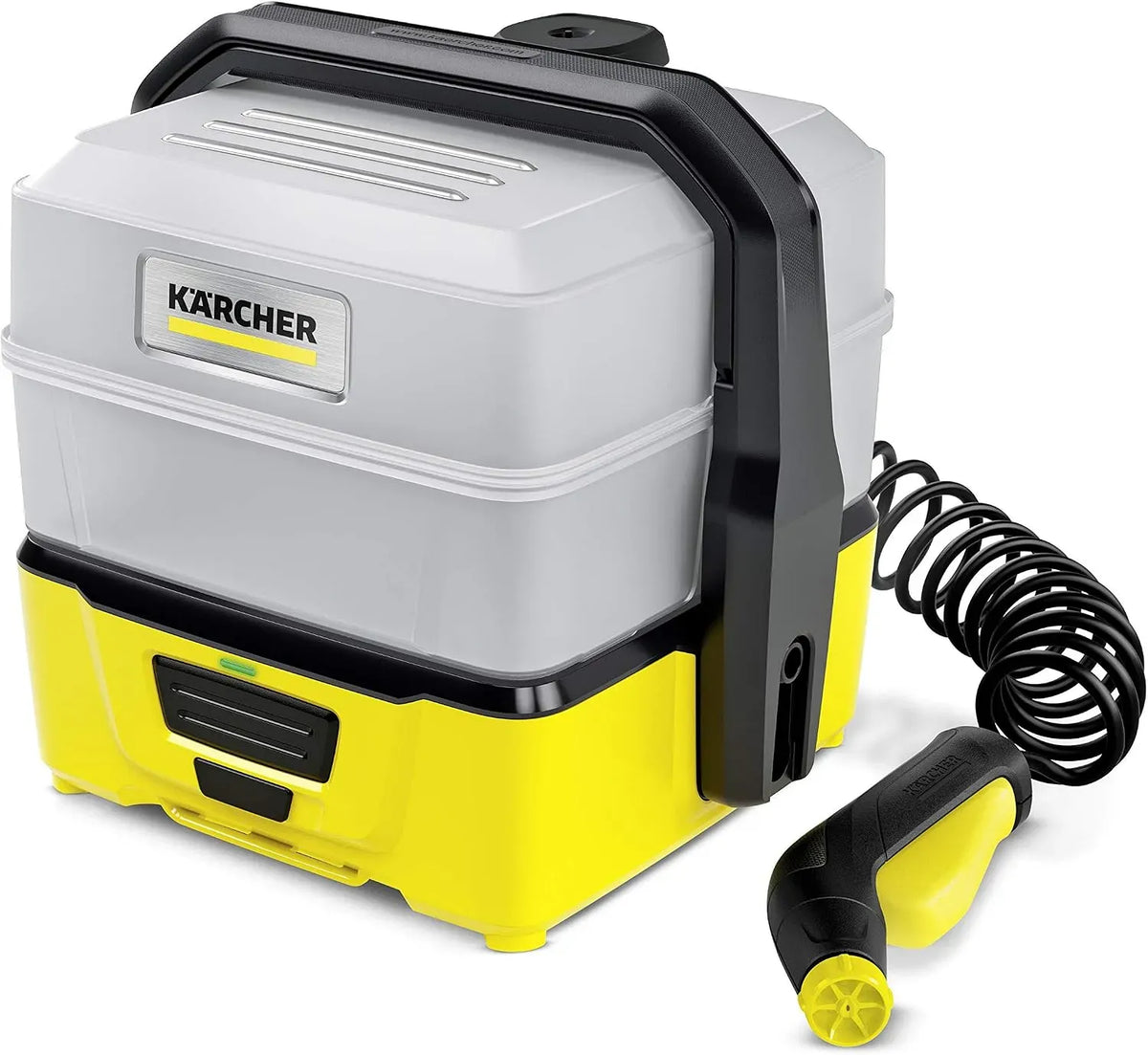 Kärcher OC 3 Idropulitrice, 7 L, portatile, ampio serbatoio, tubo a spirale: 2,8 m, serbatoio dell'acqua: 7 l, peso: 2, portata: 2 l/h, 2,3 kg