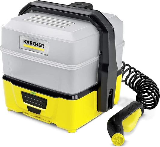 Kärcher OC 3 Idropulitrice, 7 L, portatile, ampio serbatoio, tubo a spirale: 2,8 m, serbatoio dell'acqua: 7 l, peso: 2, portata: 2 l/h, 2,3 kg
