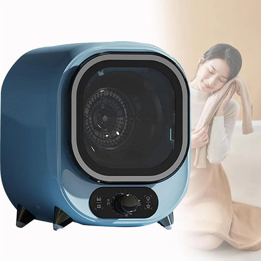 Asciugatrice, 5 kg, portatile, blu, Mini Compatta Con Capacità Di Carico Di 0,8 Kg