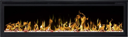 ROYAL 60 realistico effetto fiamma a LED, Camino elettrico a parete a LED / da incasso Aflamo