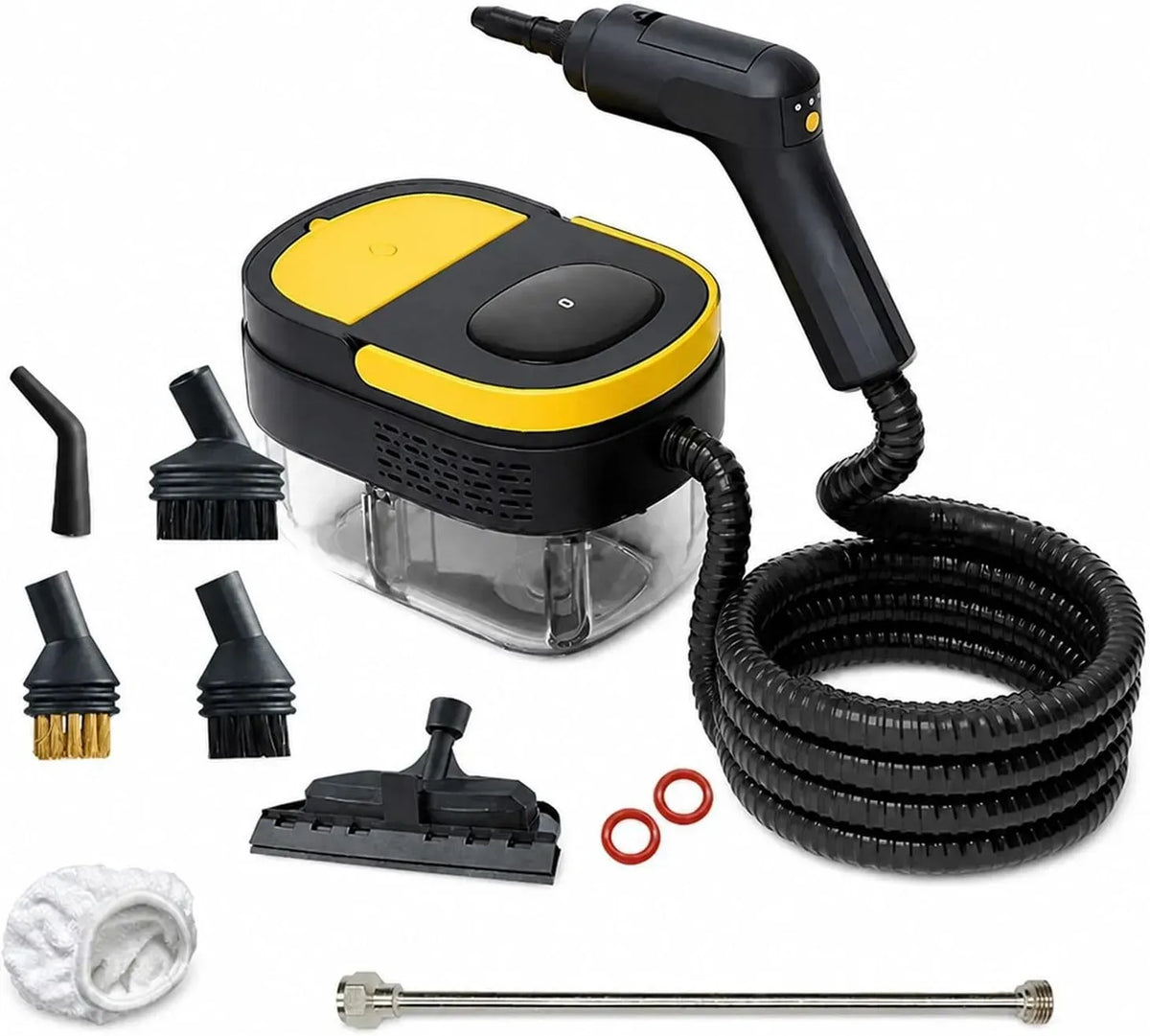 Cappa aspirante, cappa da cucina, portatile, vapore, acciaio inox, Pulitore per scopa a vapore