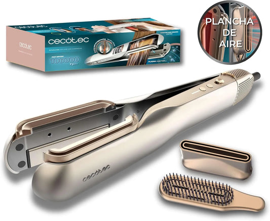 Cecotec 2In1 Piastra per capelli, 1000 W, lisciacapelli, professionale, 2 zone di temperatura, Motore Digitale 106000 Rpm, 3 Temperature
