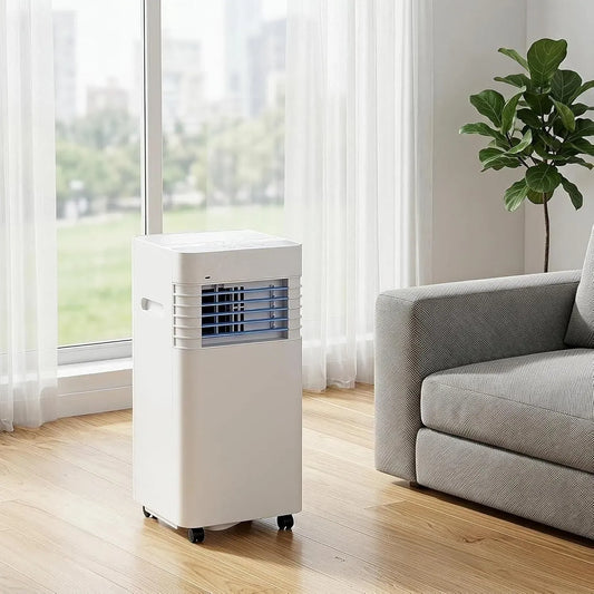 Condizionatore, HURUMA 14000BTU 24h, portatile, timer, display digitale, 2 velocità Ventola, 5000 Btu