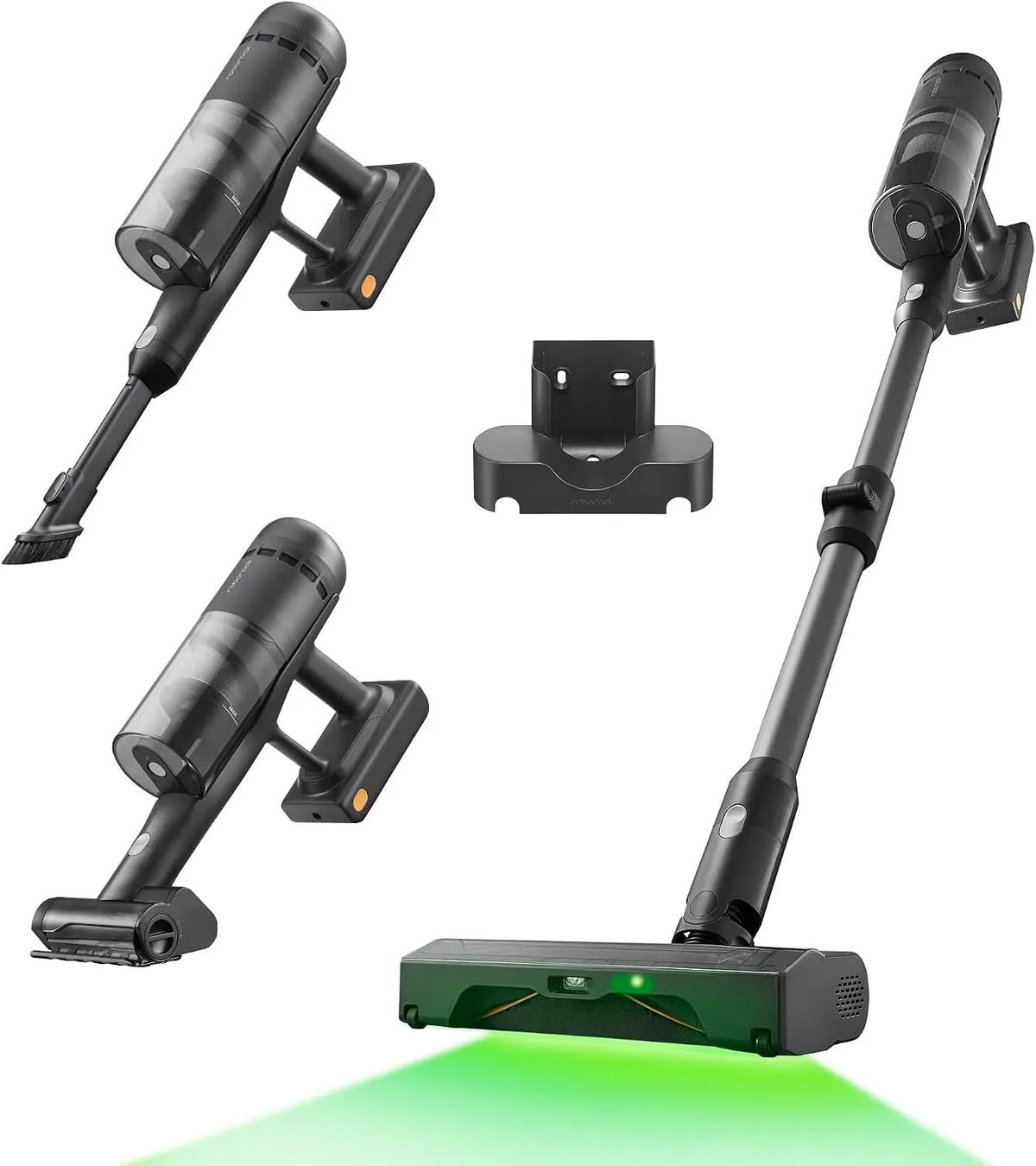 Aspirapolvere H60 210AW, 90min Autonomia, Spazzola Anti-Grovigli per Tappeti, Rilevamento Polvere LED, Tubo Flessibile 180°