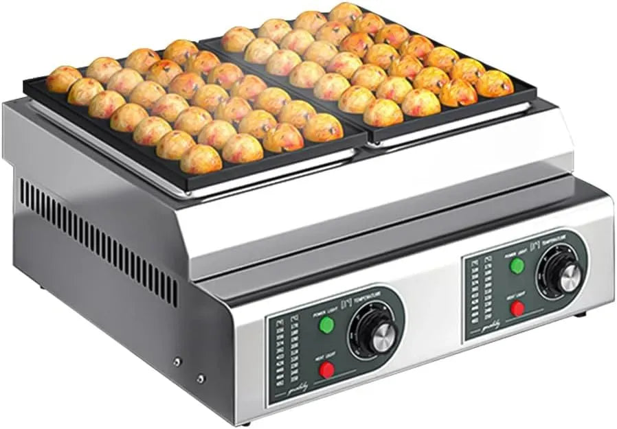 Macchina Per Takoyaki, Macchina Per Polpette, Grill, 2100 W, professionale, 56 Pezzi, funzione riscaldante, per Takoyaki Commerciale, YUEWO