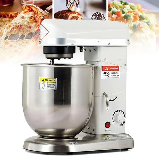 Supporto, 10 L, 3 velocità, professionale, ristoranti, acciaio inox, bianco, per Ciotola in Acciaio Inox per panetteria