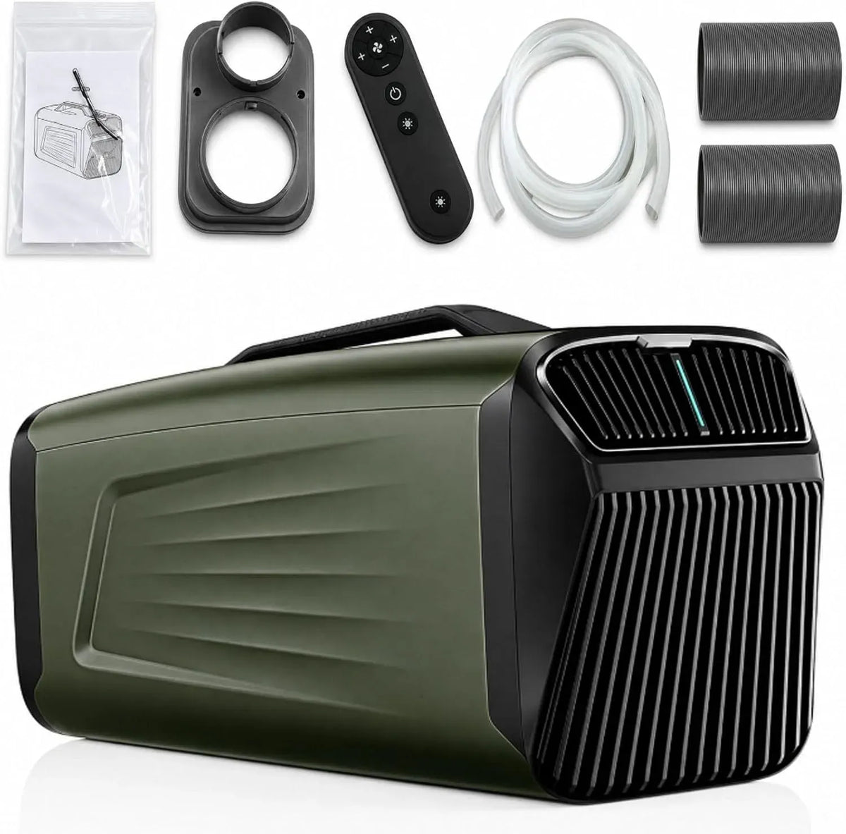 Condizionatore, portatile, verde, climatizzatore, Climatizzatore Mobile Caldo/Freddo Green