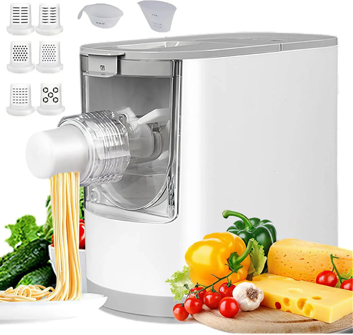 Macchina per pasta, 150 W, macchina per tagliatelle, Penne In Meno di 10 Minuti
