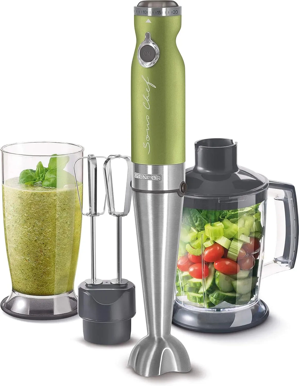 Frullatore SHB 560, 1200 W, 20 velocità, mixer da cucina, Sencor minipimer immersione
