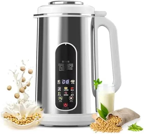 Produttore di Latte di Noci, Produttore di Latte di Soia da 1,2L dotato di 20 Lame, Timer 24 Ore e Funzione di Auto-Pulizia per Latte di Avena e Soia