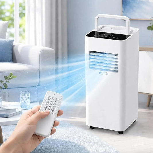 Condizionatore, portatile, climatizzatore, Condizionatore Portatile 5000 BTU Smart AC Mobile